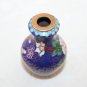 PRETTY VINTAGE CLOISONNE 2 1/2â MINI VASE