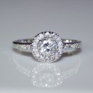 STERLING SILVER 5MM 0.50CT CZ SOLITAIRE RING (SIZES J - R)