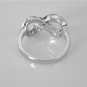 PRETTY STERLING SILVER PAVE CZ INFINITY RING&Acirc;&nbsp;
