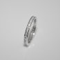 2mm Sterling Silver Round Cut CZ Full Eternity Ring