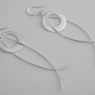 GORGEOUS STYLISH STERLING SILVER DROP EARRINGS
