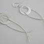 GORGEOUS STYLISH STERLING SILVER DROP EARRINGS