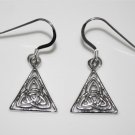 HANDCRAFTED STERLING SILVER CELTIC KNOT EARRINGS  