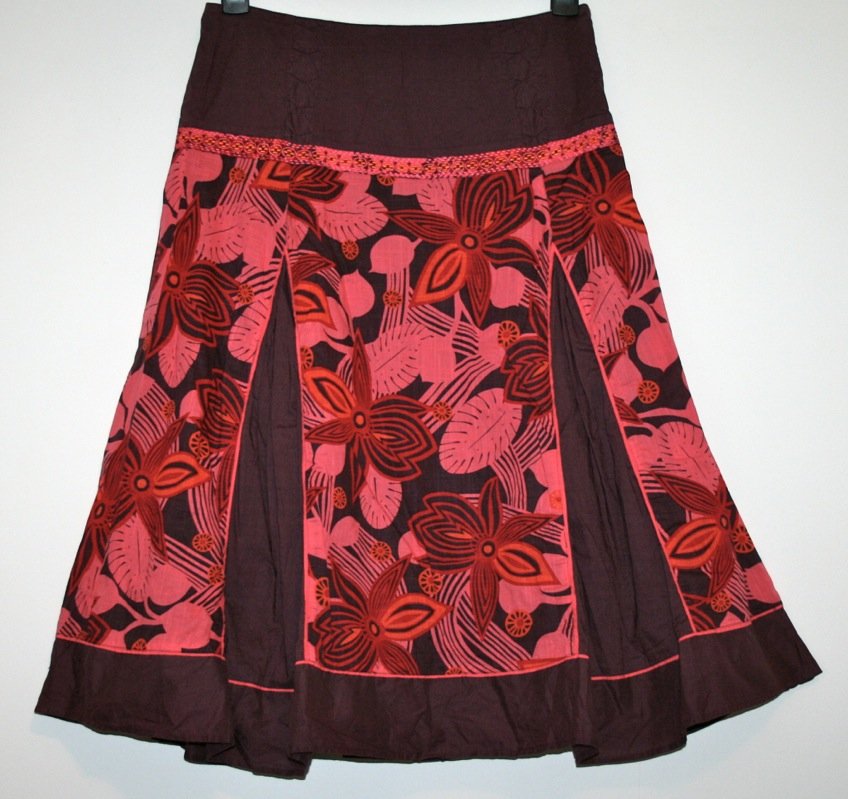 *FAT FACE* PRETTY LINED GODET SKIRT SIZE 10/12 WORN TWICE