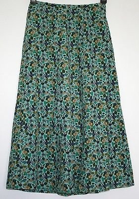 *COTSWOLD* GORGEOUS FLORAL SOFT CORD LINED SKIRT SIZE 10/12