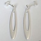 STYLISH STERLING SILVER DROP EARRINGS