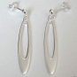 STYLISH STERLING SILVER DROP EARRINGS