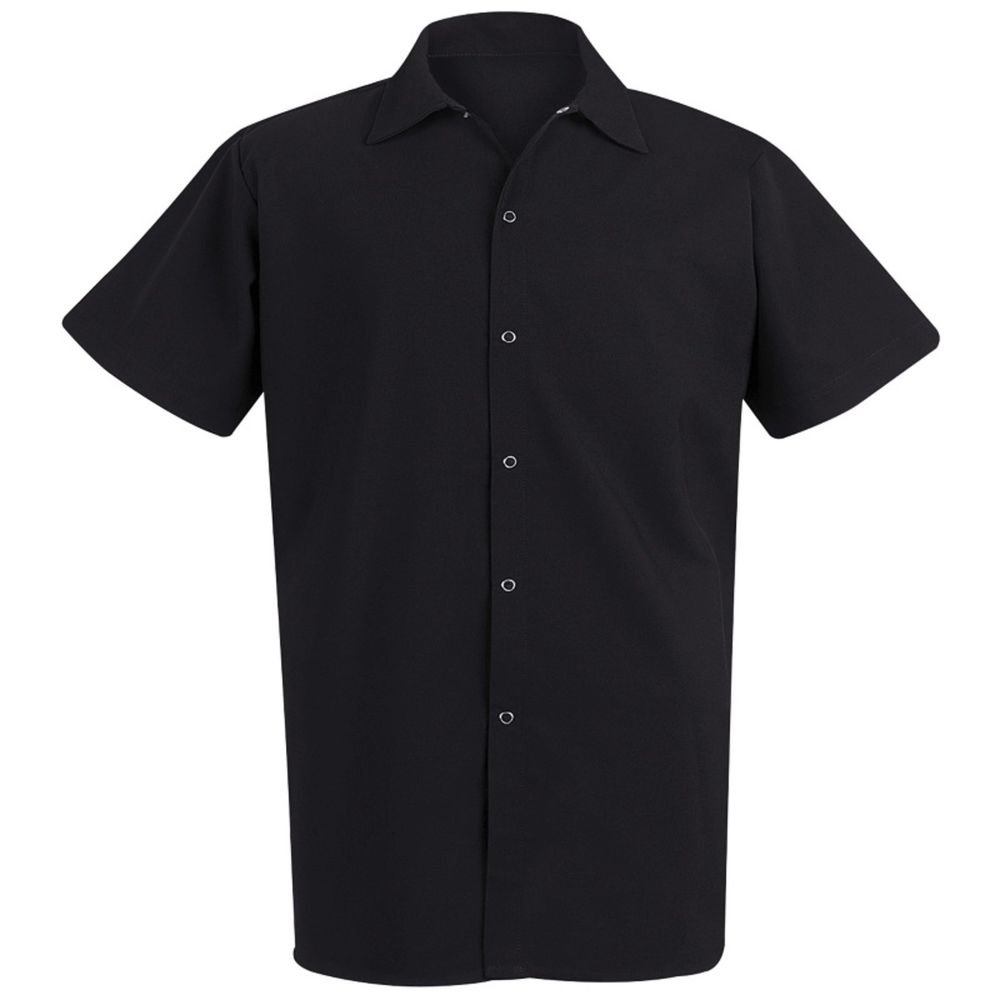 Long Black Cook Shirt 5XL Short Sleeve Chef Designs Unisex 100% ...
