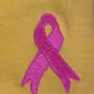 Breast Cancer Awareness Pink Ribbon Yellow S/S T-Shirt Relay Unisex 2X New