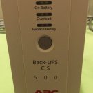 APC Back-UPS CS 500 Battery Backup Six Outlet Unit Battery NOT included