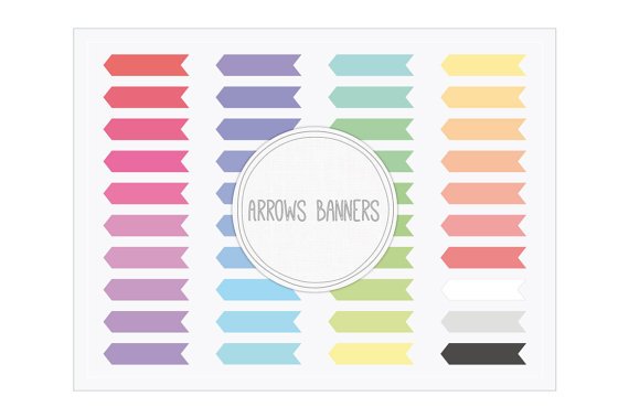 Arrows Banners Clip Art