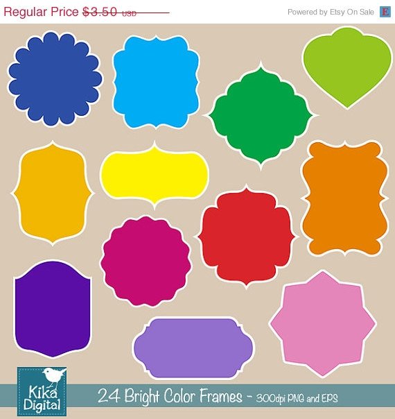 Bright Color Frames, Basic Digital