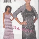 Butterick 6416-Teen Girl Shrug, Dress Sz 1/2-3/4-5/6-7/8 Sewing Pattern UNCUT