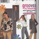 Simplicity 9332-Teen/Junior Dress, Top, Pants Sz 7/8-15/16 Sewing Pattern UNCUT