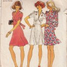 Simplicity 6661 Junior Petite Short Dress Sz 7jp- 9jp Vtg 70's Sewing Pattern
