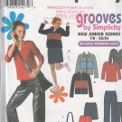 Simplicity 9392-Teen Jacket, Pants, Skirt, Bag, Knit Top Sewing Pattern UNCUT