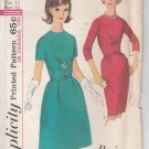 Simplicity 5663- Woman's Paris Fashion Dress Sz 12 Vtg 60's Sewing Pattern