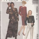 McCall's 4989-Woman's Jacket, Skirt, Split-Skirt, Pants Sz 6-8 Pattern UNCUT