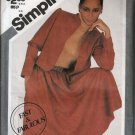 Simplicity 5168 Woman's Flared Skirt and Short Jacket Vtg 80's Sewing Pattern