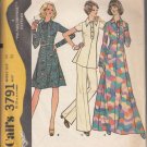 McCall's 3791-Vtg 70's Woman Dress, Tunic, Pants Sewing Pattern Sz 14