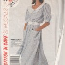 McCall's 3506-Vtg 80's Woman Dress Sewing Pattern sz 6-8-10 UNCUT
