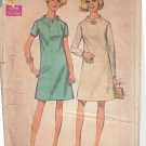 Simplicity 7807 Woman's Shift Dress Sz 12 Vtg 60's Sewing Pattern