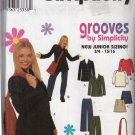 Simplicity 8869-Teen Jacket, Pants, Skirt, Top, Bag Sz 3/4-9/10 Pattern UNCUT