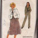 Simplicity 8851-Woman's Skirt, Pants, Jacket Sz 8 Vtg 70's Sewing Pattern