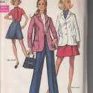 Simplicity 8695-Vtg 70's Woman Jacket, Pants Sewing Pattern Sz 10 UNCUT
