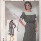 Simplicity 7554-Woman's Pullover Dress Sz 6-10 Vtg 80's Sewing Pattern UNCUT