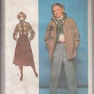 Simplicity 8683-Vtg 70's Woman Pants, Skirt, Shirt-Jacket Sewing Pattern Sz 10