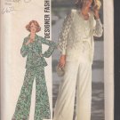 Simplicity 7002-Vtg 70's Woman Shirt-Jacket, Top, Pants Sewing Pattern Sz 10