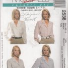 McCall's 2538-Woman's Shirt Sz Medium (12-14) Sewing Pattern UNCUT