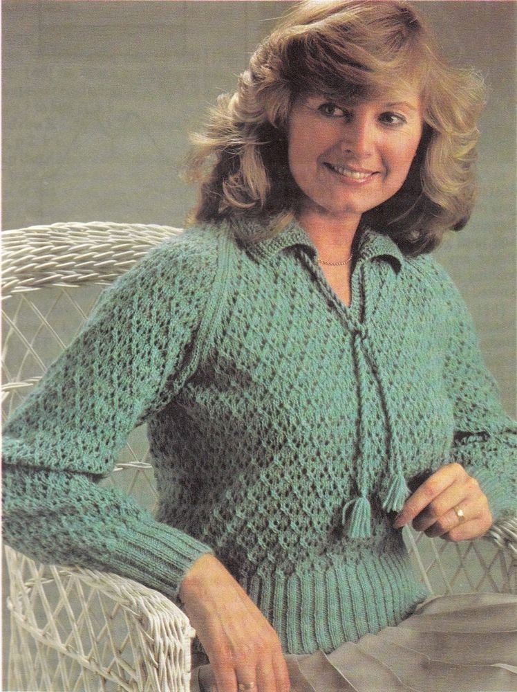 Honeycomb Sweater Pattern for Women The Knitting Collection