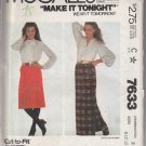 McCall's 7633-Vtg 80's Woman Skirts Sewing Pattern Sz 8-10-12 UNCUT