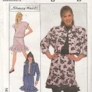 Simplicity 9251-Vtg 80 Woman Top, Skirt, Jacket Sewing Pattern Sz 4-6-8-10 UNCUT