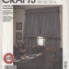 McCall's 3464-Instruction Booklet for Window Coverings, Curtains UNUSED