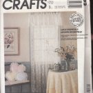 McCall's 3503-Curtains, Tablecloth, Placemat,Ppillow, Baby Quilt Craft Pattern