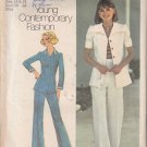 Simplicity 6892-Woman's Shirt-Jacket and Pants Sz 14-16 Vtg 70's Sewing Pattern