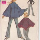 Simplicity 7871-Woman's Ponchos, Bell-Bottom Pants Vtg 60's Sewing Pattern
