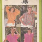 Simplicity 8574-Woman Pullover Top & Tie Belt Sz Sm Vtg 70's Sewing Pattern