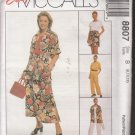 McCall's 8807-Woman Shirt, Skirt, Pant, Shorts Sewing Pattern Sz 8-10-12 UNCUT