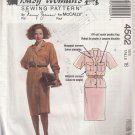 McCall's 4502-Vtg 80's Woman Dress, Top, Skirt Sewing Pattern Sz 16
