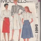McCall's 8461-Vtg 80's Woman Skirts Sewing Pattern Sz 6 UNCUT