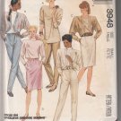 McCall's 3948-Vtg 80's Woman Jacket, Top, Skirt, Pant Sewing Pattern Small UNCUT