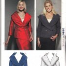 Kwik Sew 3654 Women Shawl Collar Fitted Jacket Sewing Pattern Sz XS-XL UNCUT