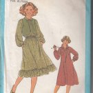 Simplicity 9803-Vtg 70's Junior/Teen Dress and Vest Sewing Pattern Sz 9/10-11/12