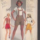 Simplicity 8666-Vtg 60's Woman Shorts and Suspenders, Skirt Pattern Sz 12