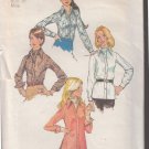 Simplicity 5802-Vtg 70's Woman Shirt, Ascot Tie Sewing Pattern Sz 14 UNCUT