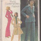 Simplicity 7129-Vtg 70s Woman Jacket, Pantskirt, Pant Sewing Pattern Sz 12 UNCUT